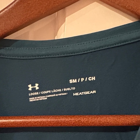 Under Armour Women's Blue and Gold Short Sleeve Tee - Picture 3 of 6